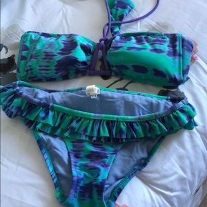 AEO tie dye bikini